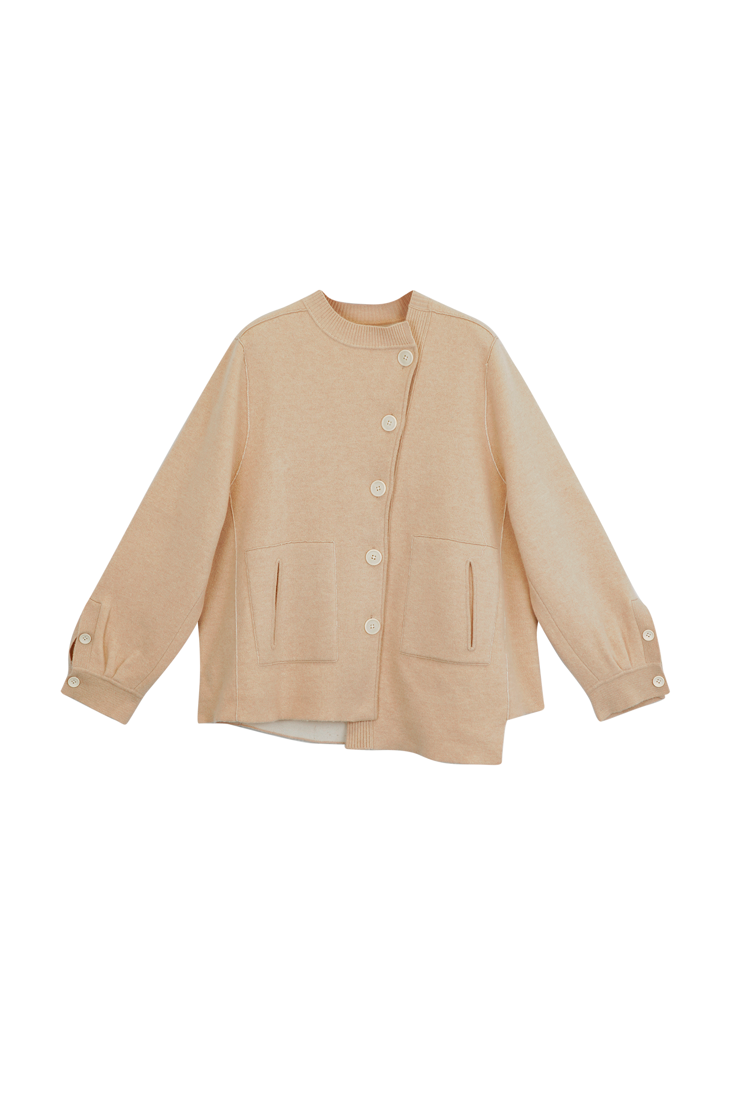 Two way wera piece wool cardigan