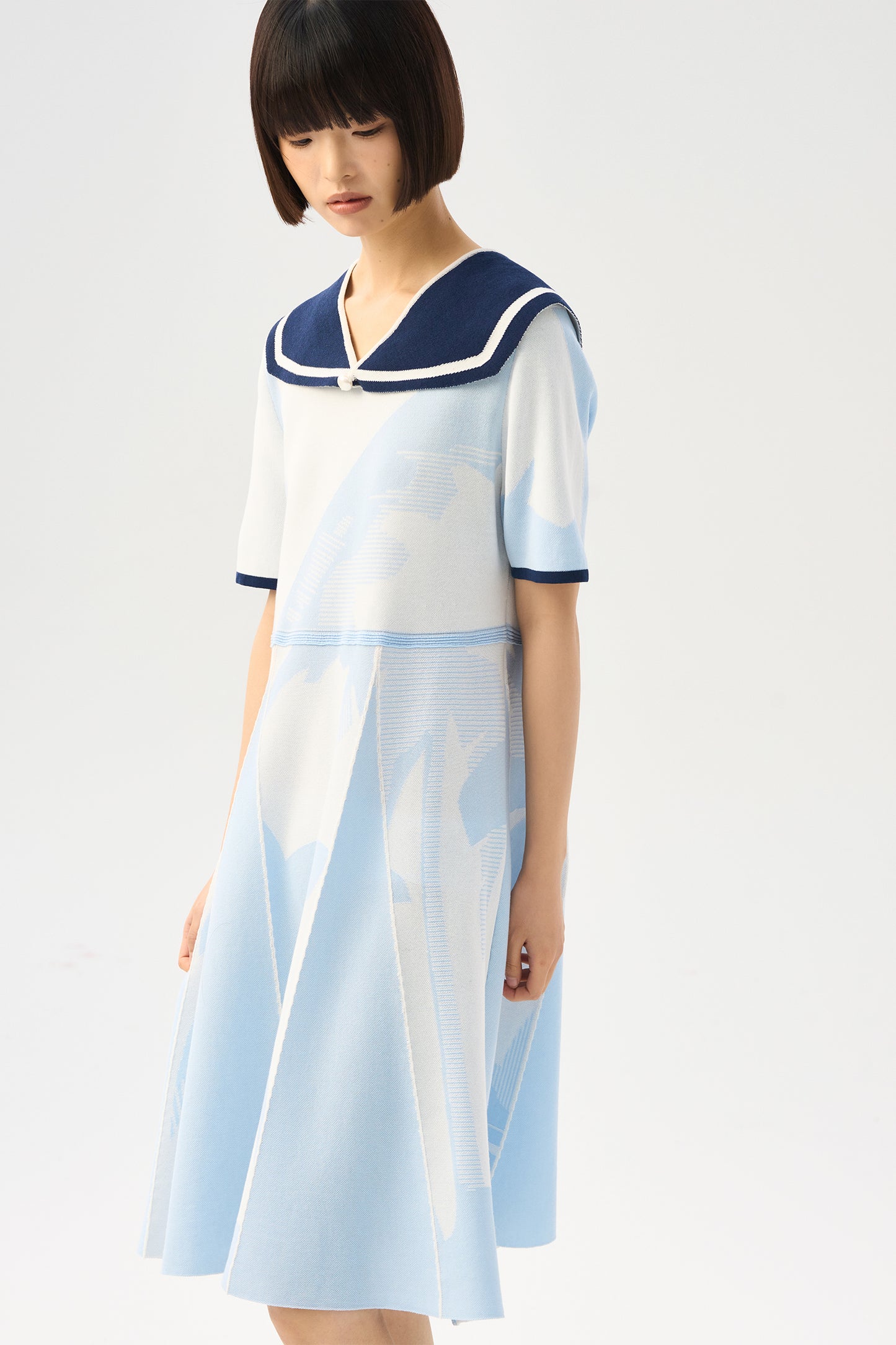 Cute college style knit dress
