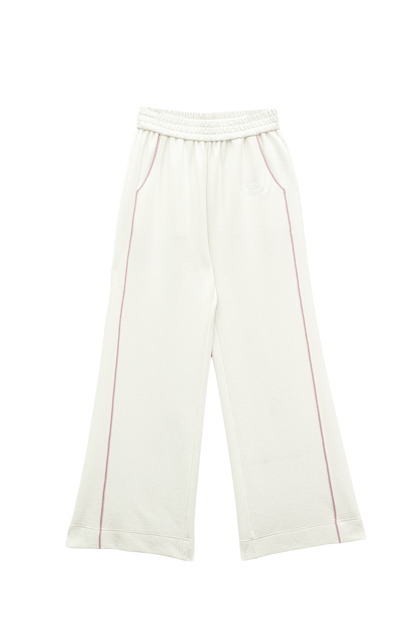 Knit Crop Crossover Wide Leg Sweatpants